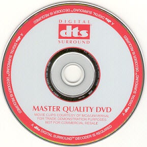 DTS DEMO DVDs