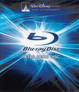 Disney Blu-Ray Retail Demo Disc