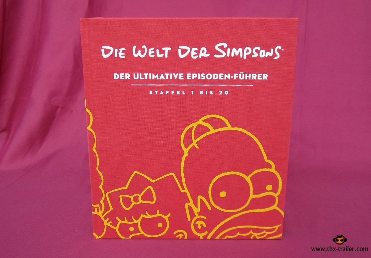 ein sattfarbenes knallvolles Simpson Fanpaket mit über 1100 Seiten Informationen und Höhepunktwissen über Yellow Familiy in einem hübschen Schuber