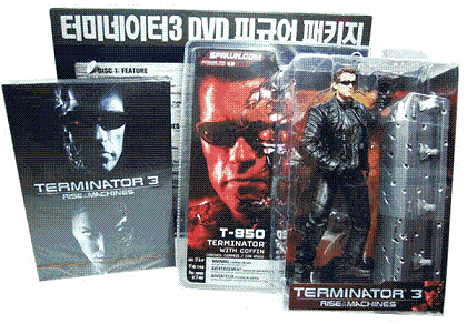 Terminator 3 - Rise of the machines LE with T-850 Figures ( DTS - 3 DVDs ) 
