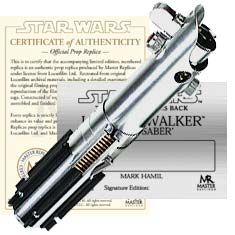 STAR WARS -   Luke Skywalker ESB Lightsaber ( Signature Edition )