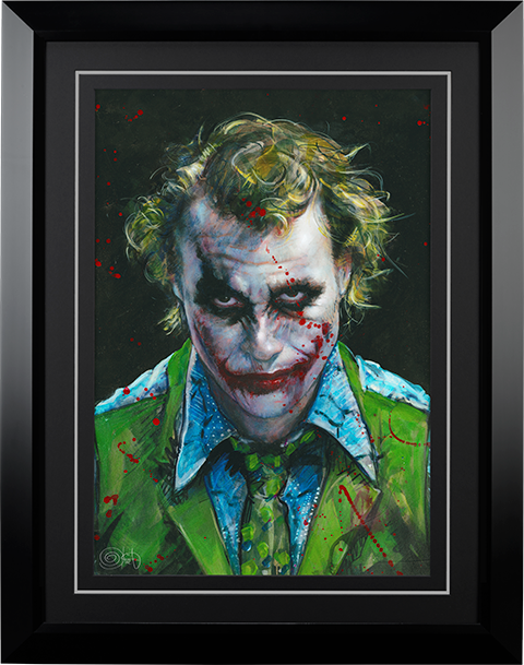 The Dark Knight - Why So Serious? Art Print by Ozone Productions
