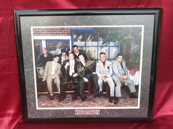 JAMES GANDOLFINI and Crew - Signature Frame 16x20