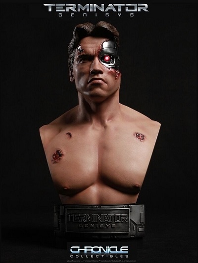 Terminator Genisys Battle Damaged 1:2 Scale Bust - 1984