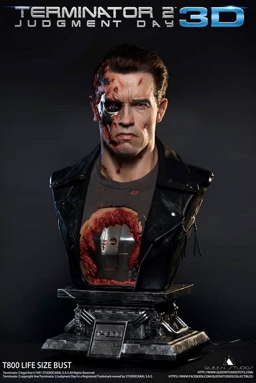Queen Studios - Terminator T800 Life Size Bust